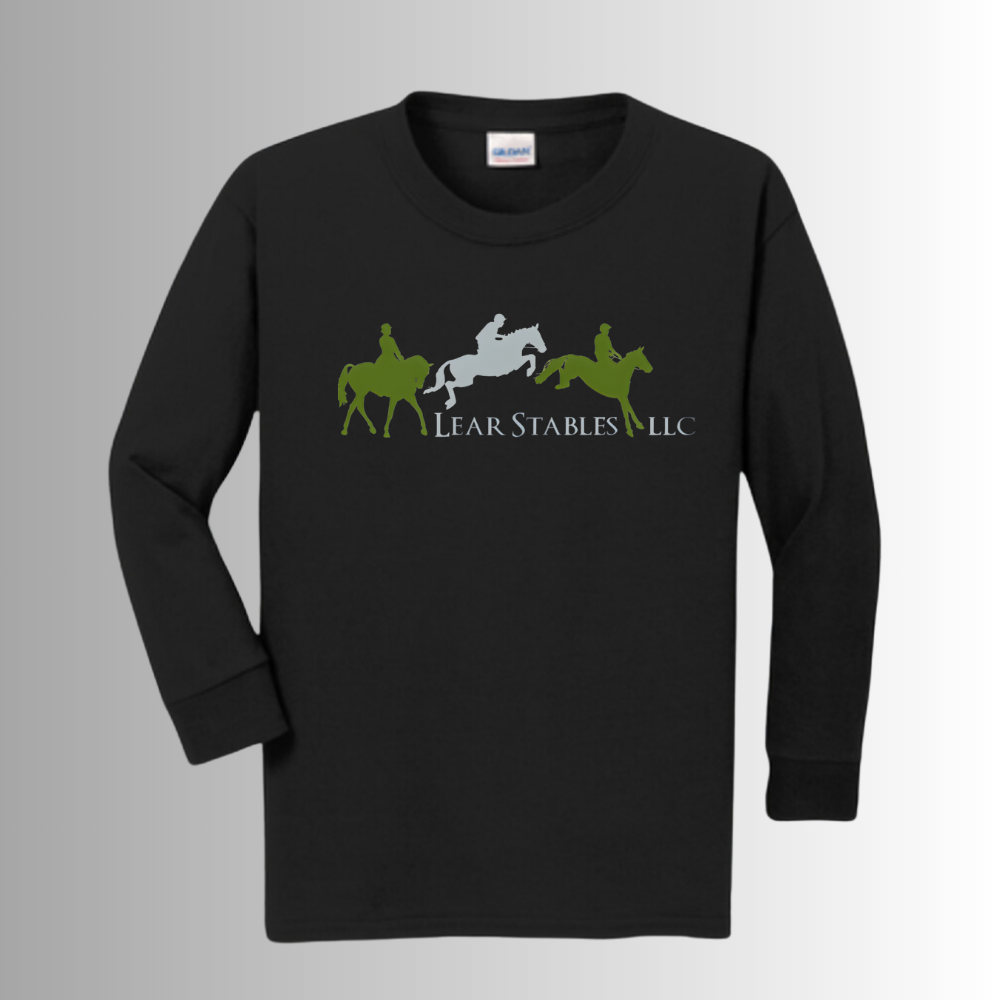 Lear Stables Youth 100% Cotton Long Sleeve T-shirt