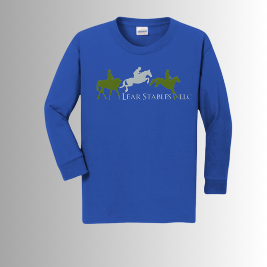 Lear Stables Youth 100% Cotton Long Sleeve T-shirt