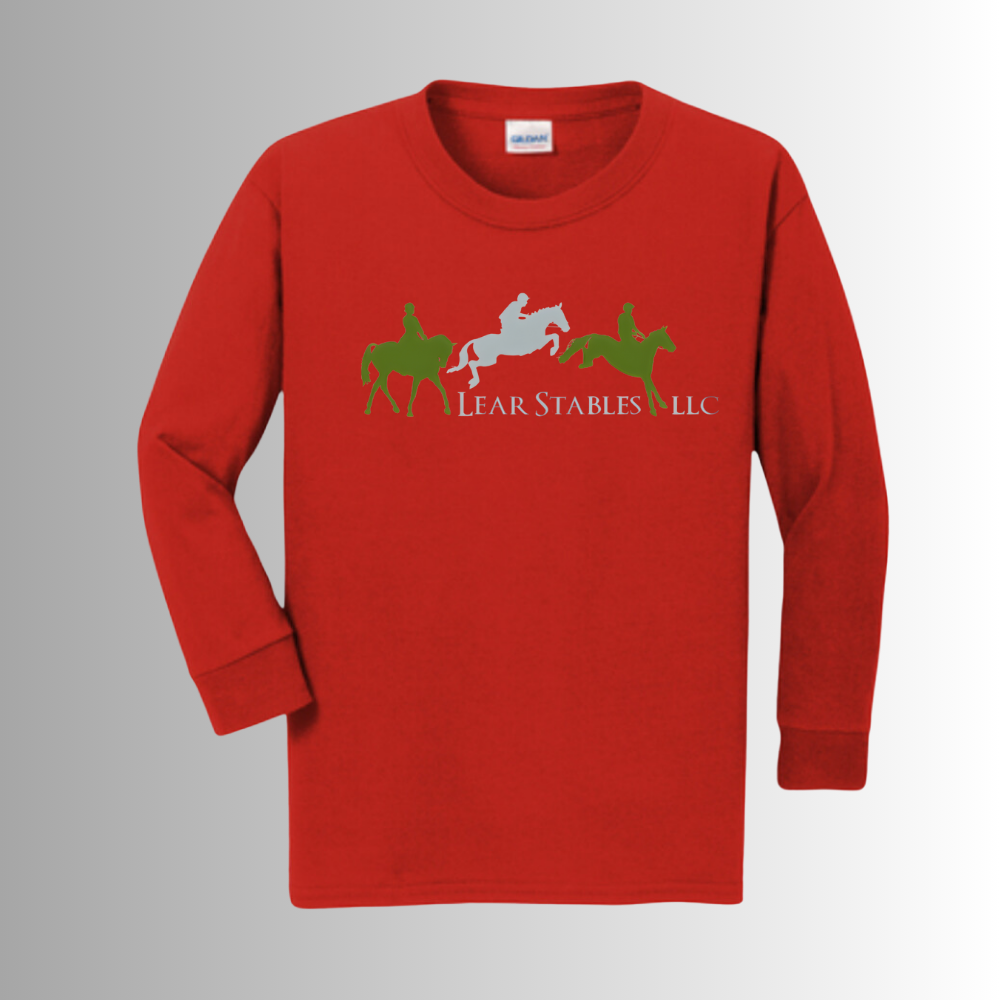 Lear Stables Youth 100% Cotton Long Sleeve T-shirt