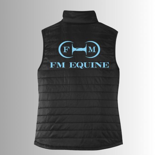 FM Equine Women's Packable Puffy Vest