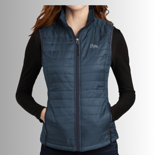 KDE Women's Packable Puffy Vest