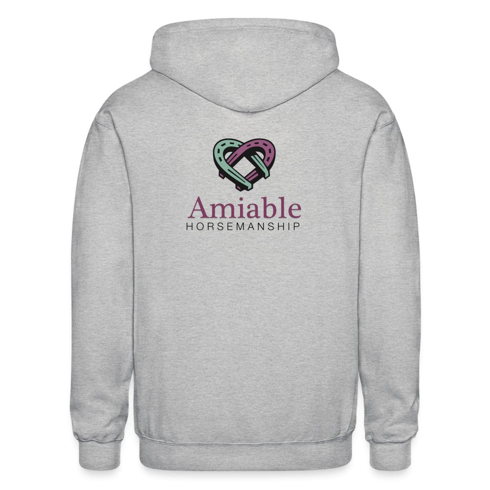 Amiable Adult Full Zip Hoodie - Equiclient Apparel