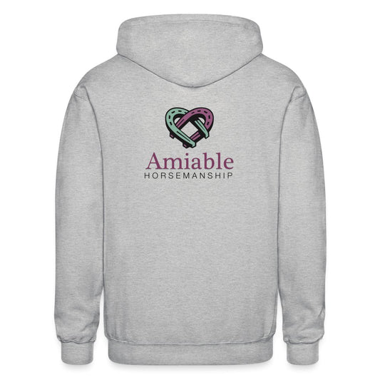 Amiable Adult Full Zip Hoodie - Equiclient Apparel