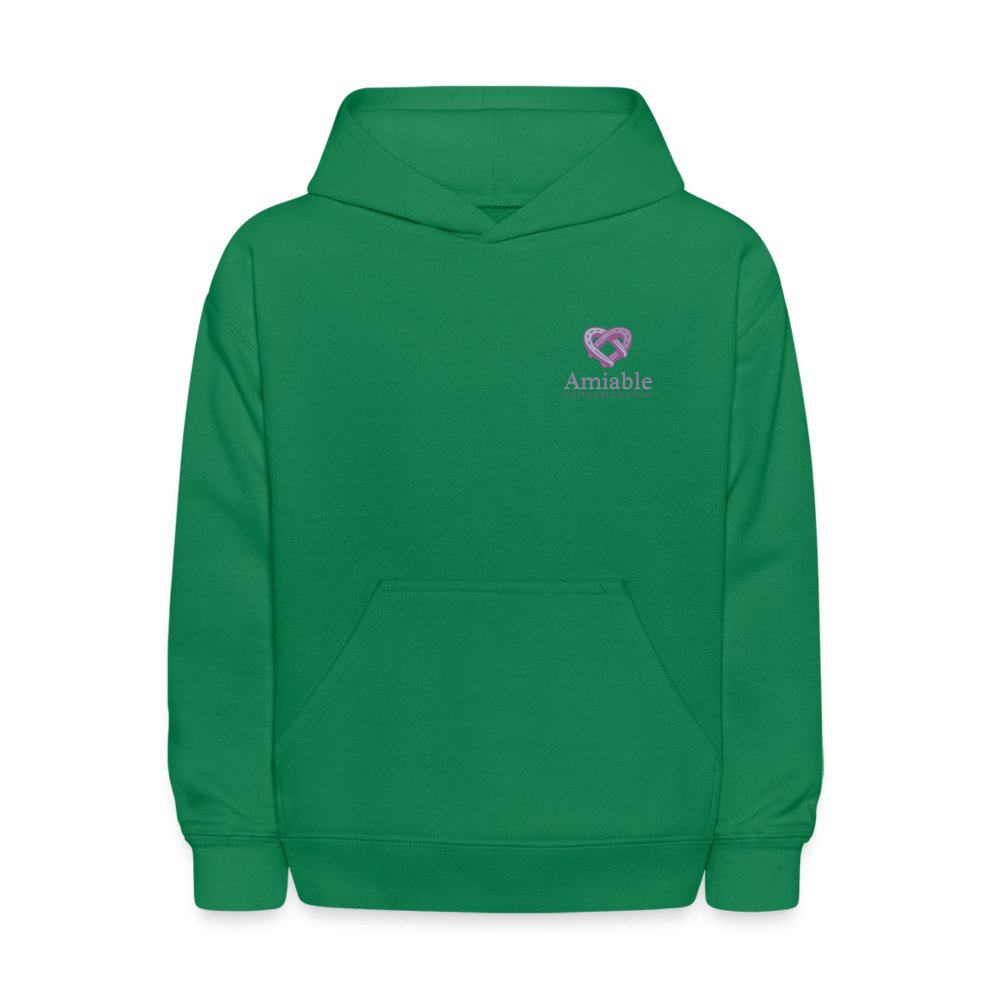 Amiable Kids' Hoodie - green - Equiclient Apparel