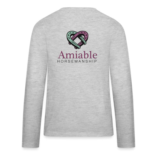 Amiable Kids' Premium Long Sleeve T-Shirt - Equiclient Apparel