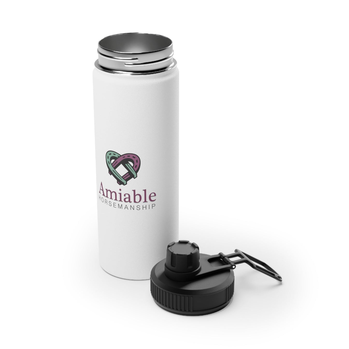 Amiable Stainless Steel Water Bottle, Sports Lid - Equiclient Apparel