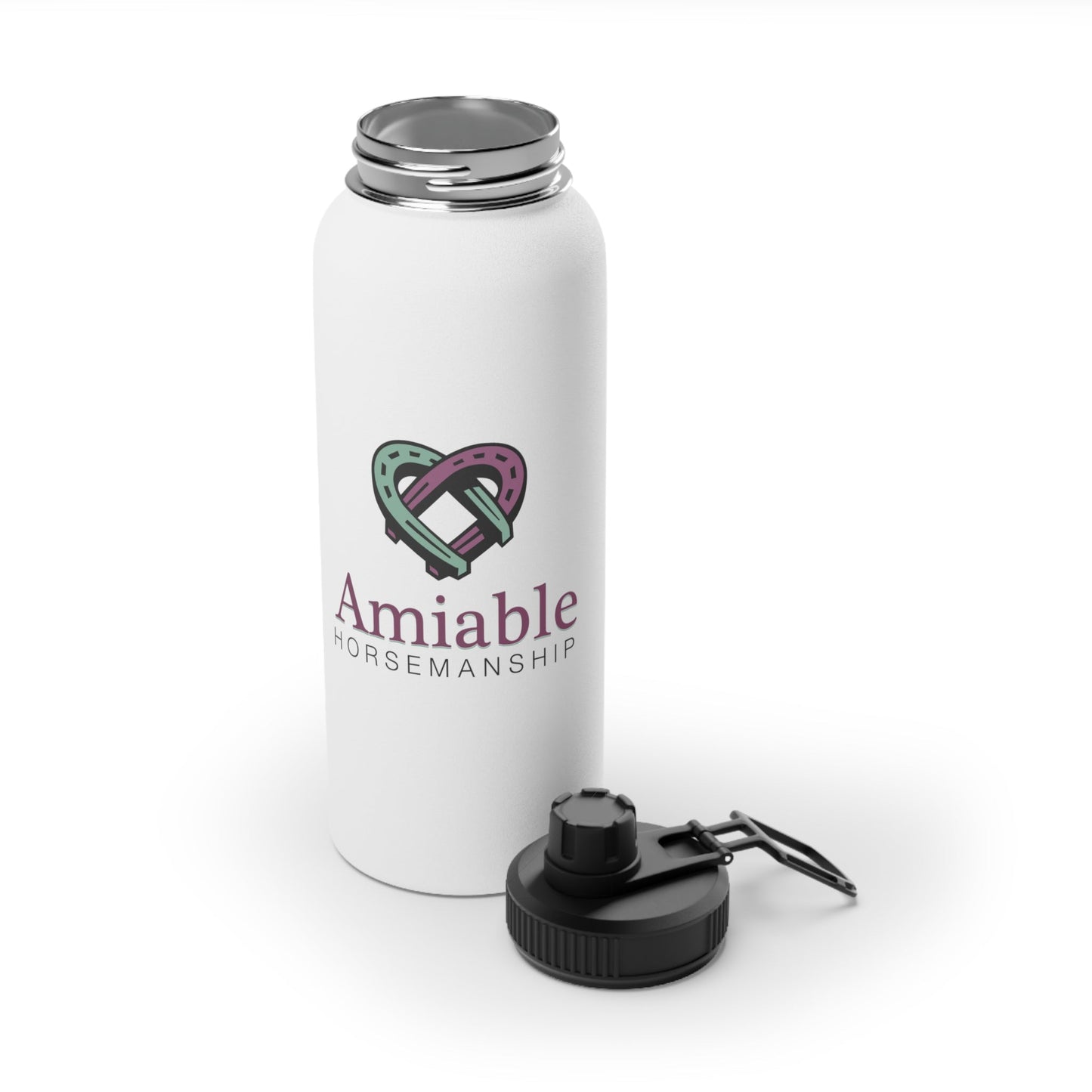 Amiable Stainless Steel Water Bottle, Sports Lid - Equiclient Apparel