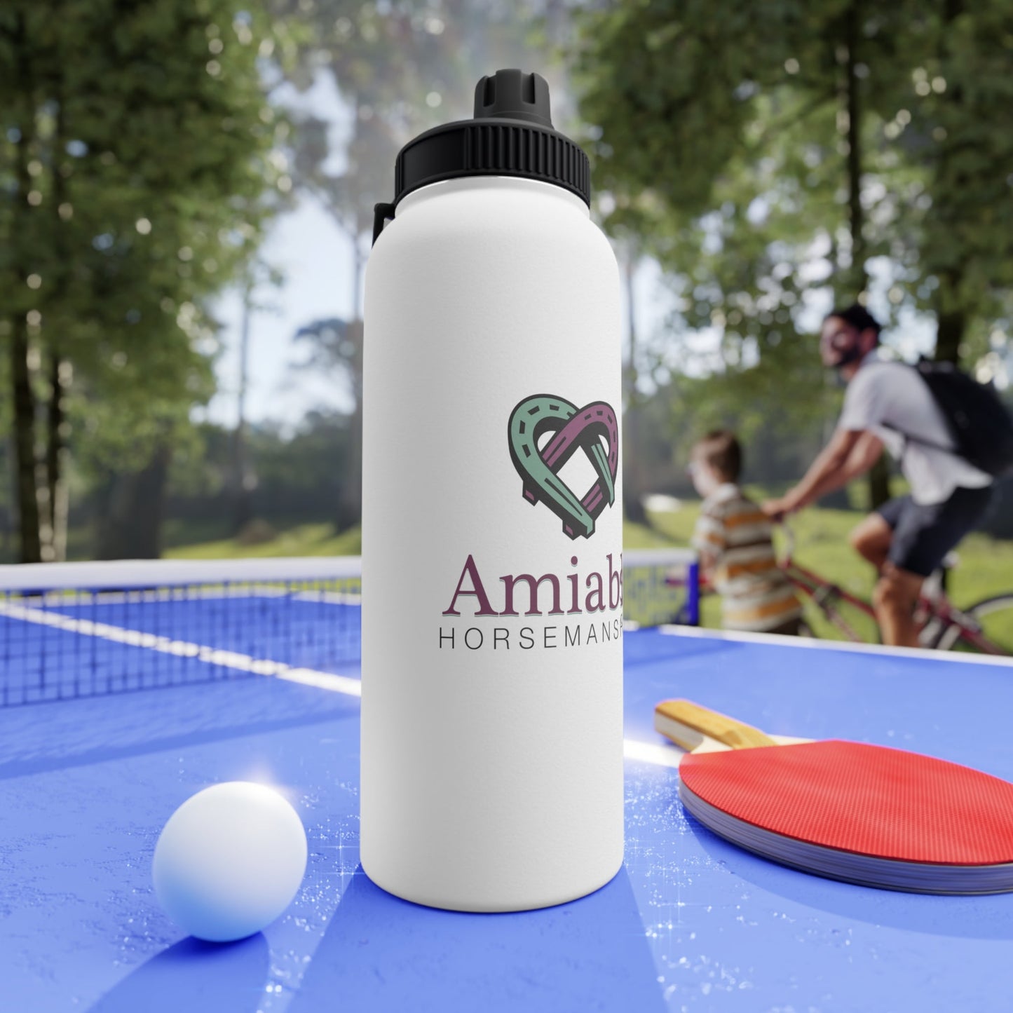 Amiable Stainless Steel Water Bottle, Sports Lid - Equiclient Apparel