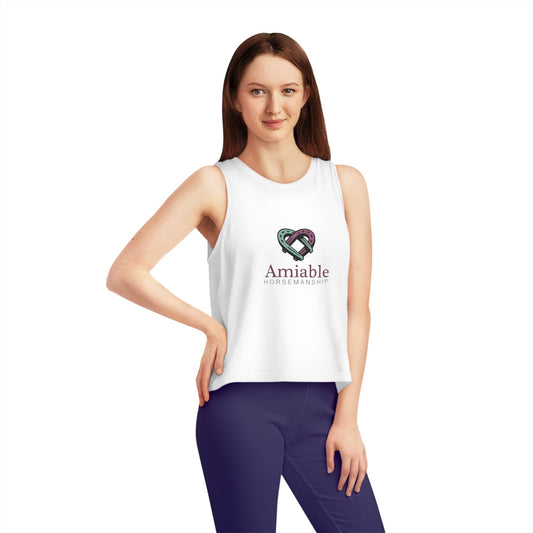 Amiable Women's Cropped Tank Top - Equiclient Apparel