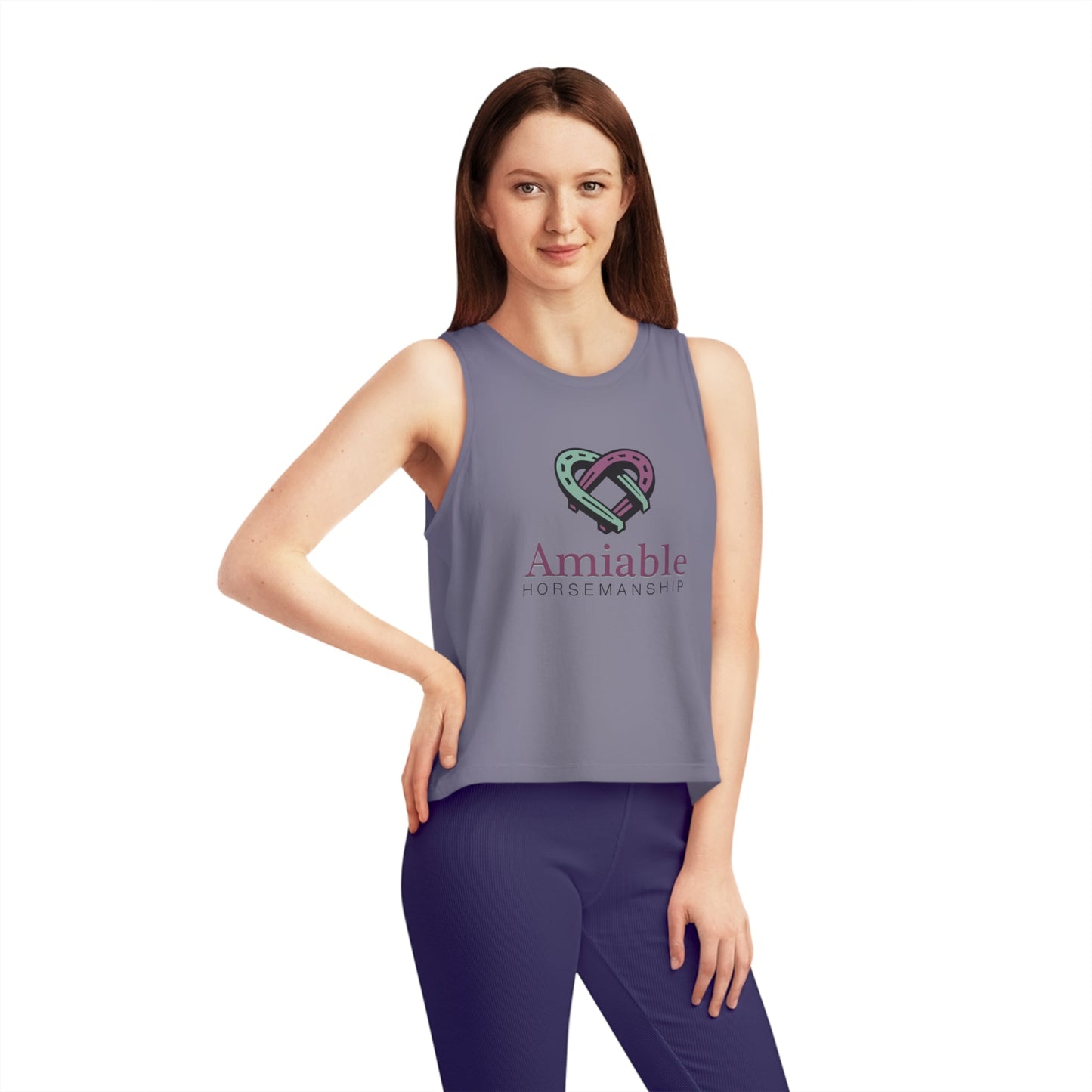 Amiable Women's Dancer Cropped Tank Top - Equiclient Apparel