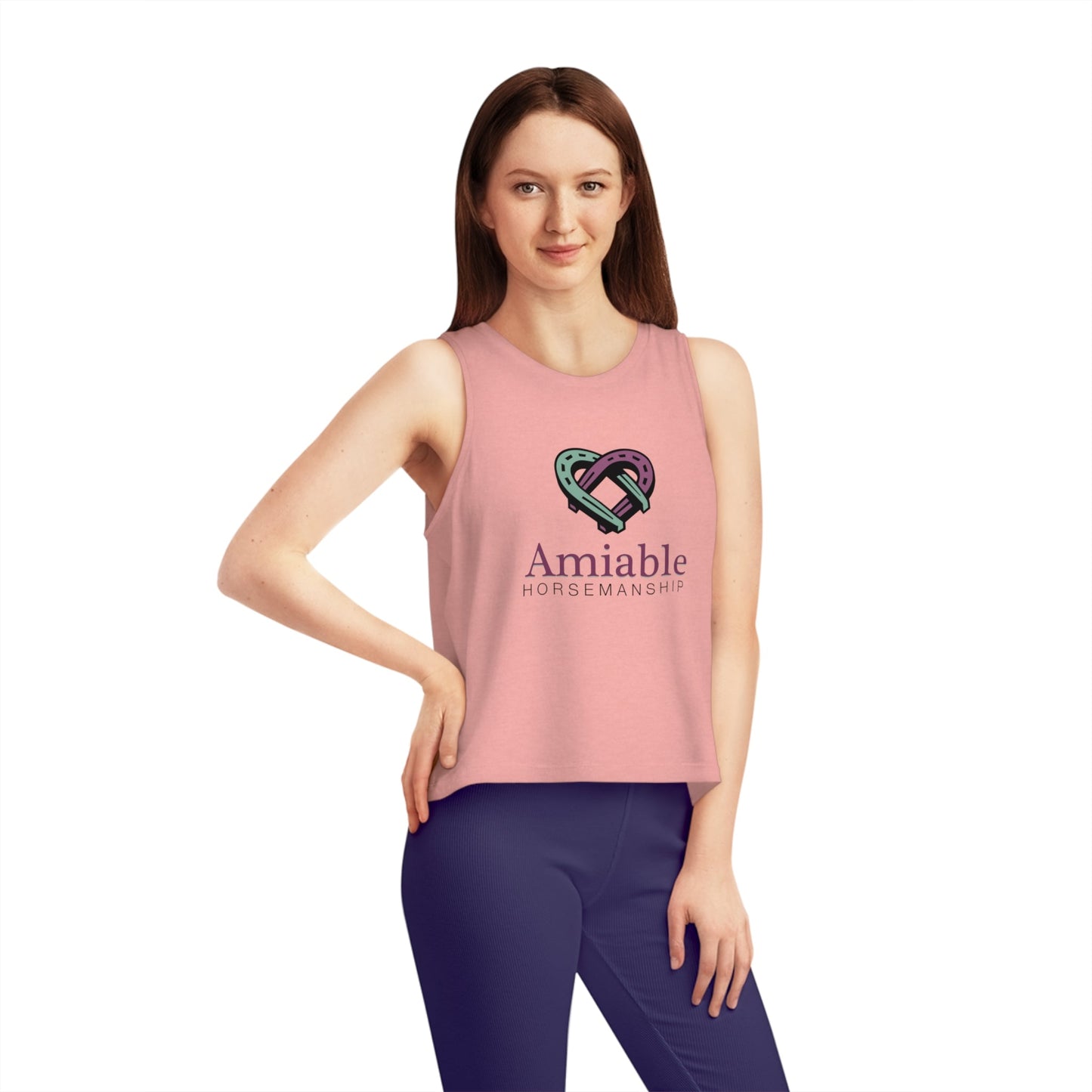 Amiable Women's Dancer Cropped Tank Top - Equiclient Apparel