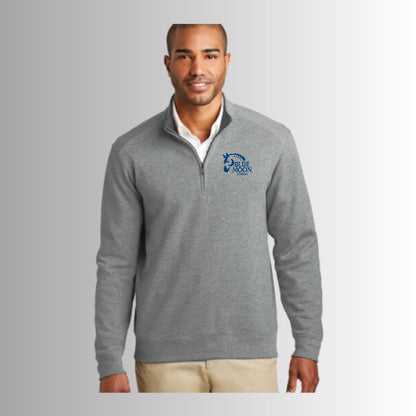 Blue Moon Men's 1/4 Zip Sweater - Equiclient Apparel