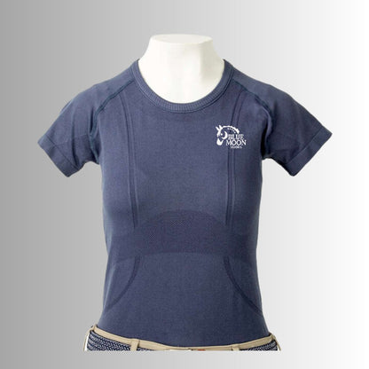 Blue Moon Technical Schooling Top from The Tack Hack (short-sleeve) - Equiclient Apparel