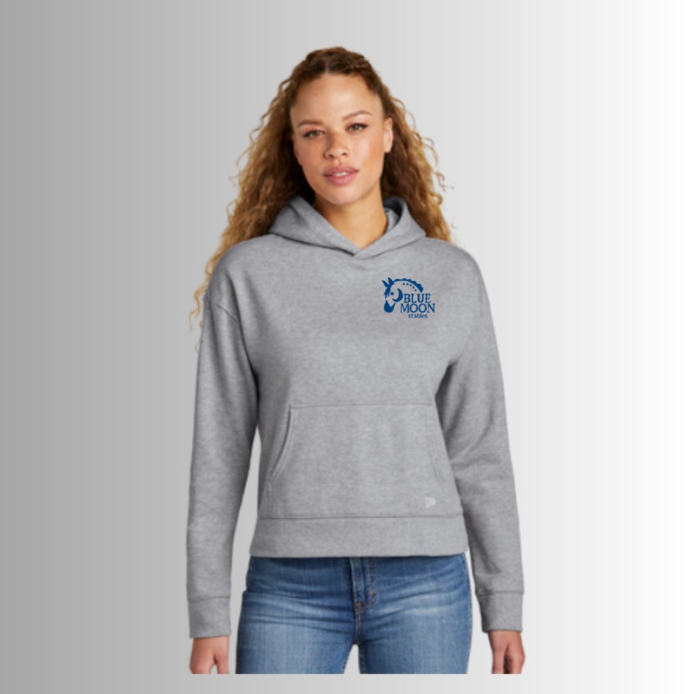 Blue Moon Women's Crop Hoodie - Equiclient Apparel