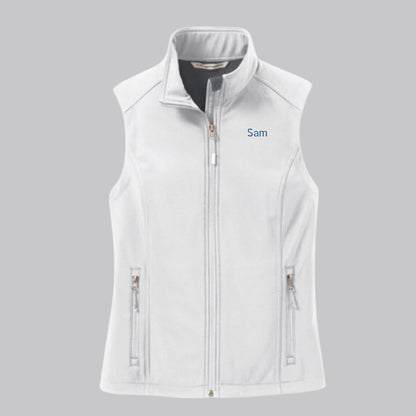 Blue Moon Women's SoftShell Vest - Equiclient Apparel