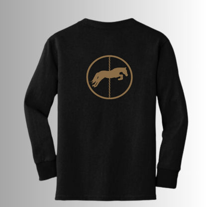 BRF Youth Long Sleeve Cotton T-shirt - Equiclient Apparel