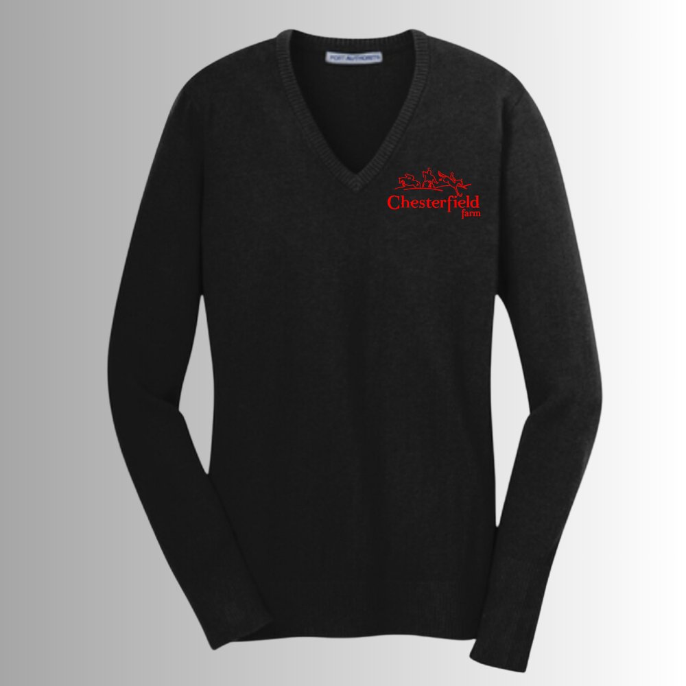 CTF Women's V-Neck Sweater - Equiclient Apparel