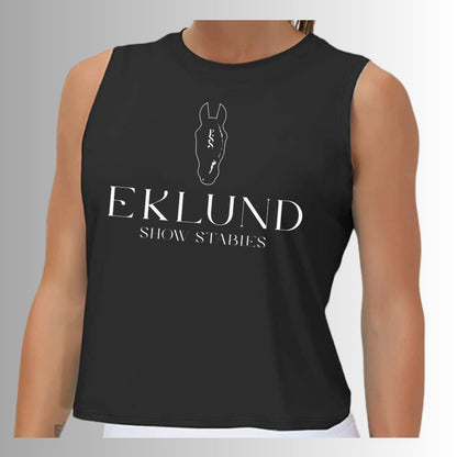 ESS Women's Cropped Tank - Equiclient Apparel