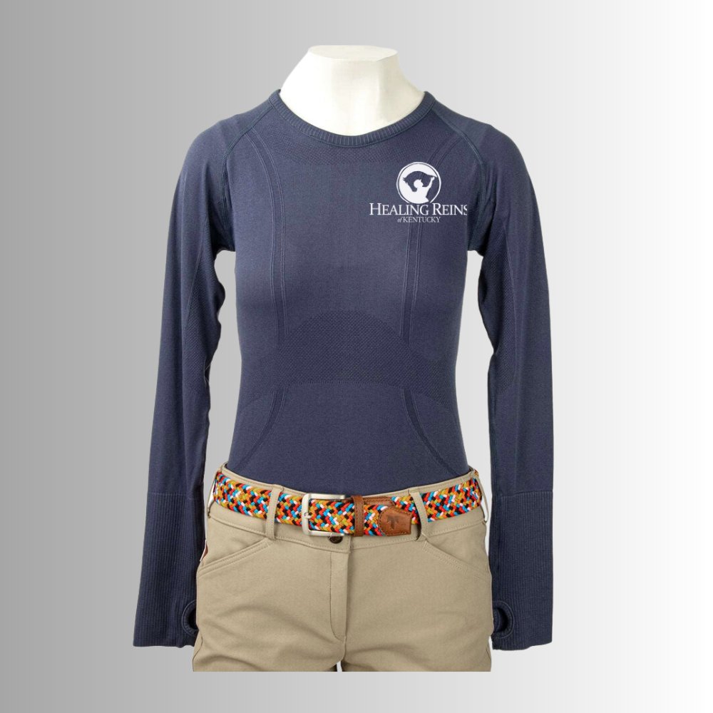 Healing Reins Ladies Technical Schooling Top from The Tack Hack (long sleeve) - Equiclient Apparel