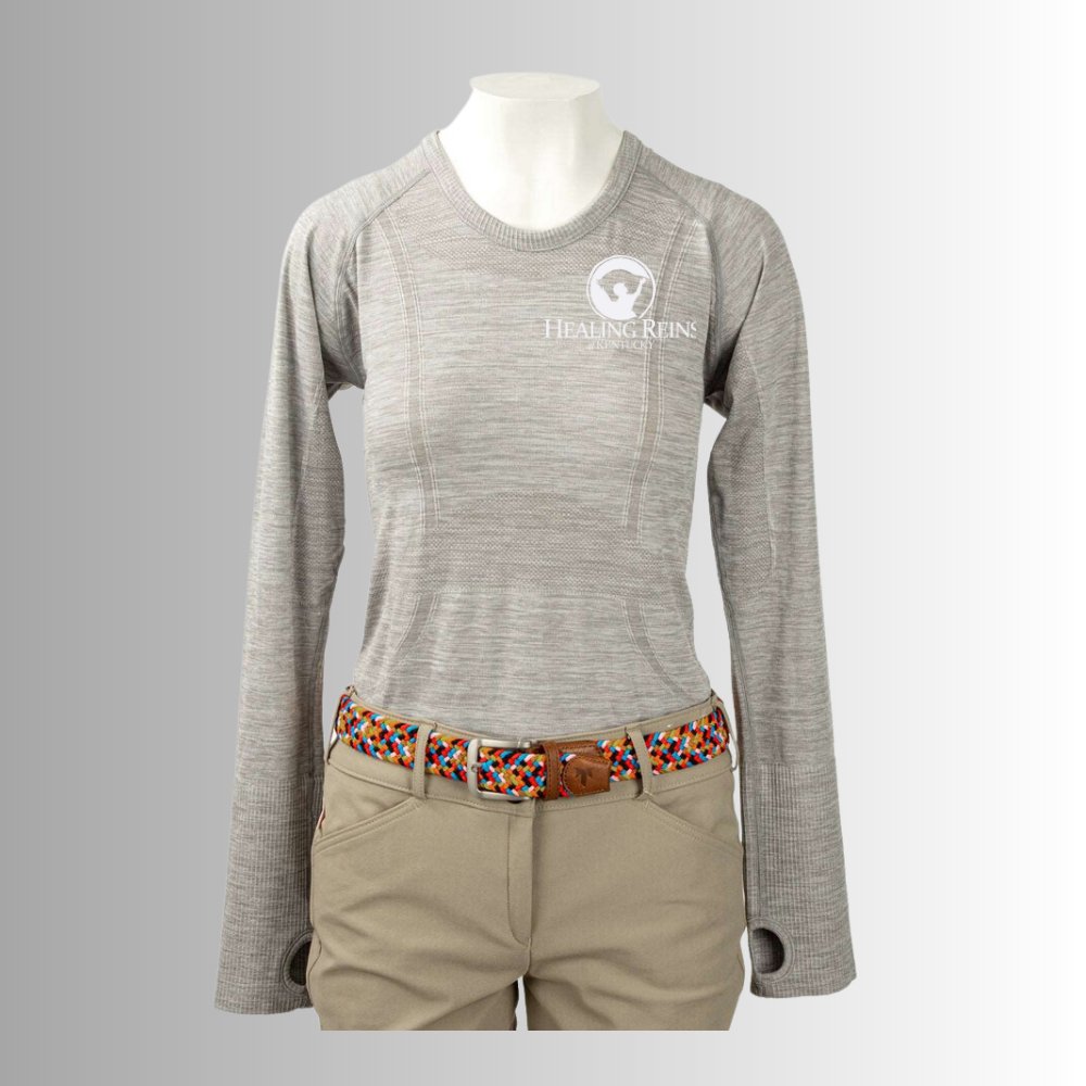 Healing Reins Ladies Technical Schooling Top from The Tack Hack (long sleeve) - Equiclient Apparel