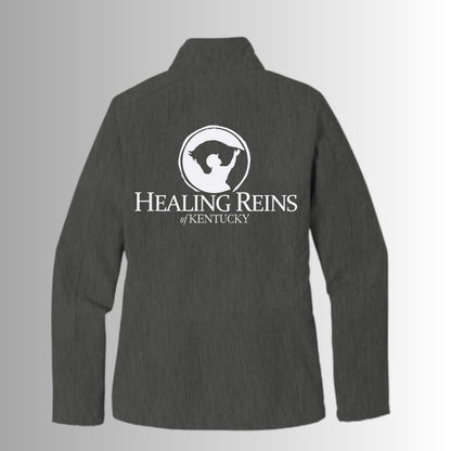 Healing Reins Staff Soft Shell Jacket - Equiclient Apparel