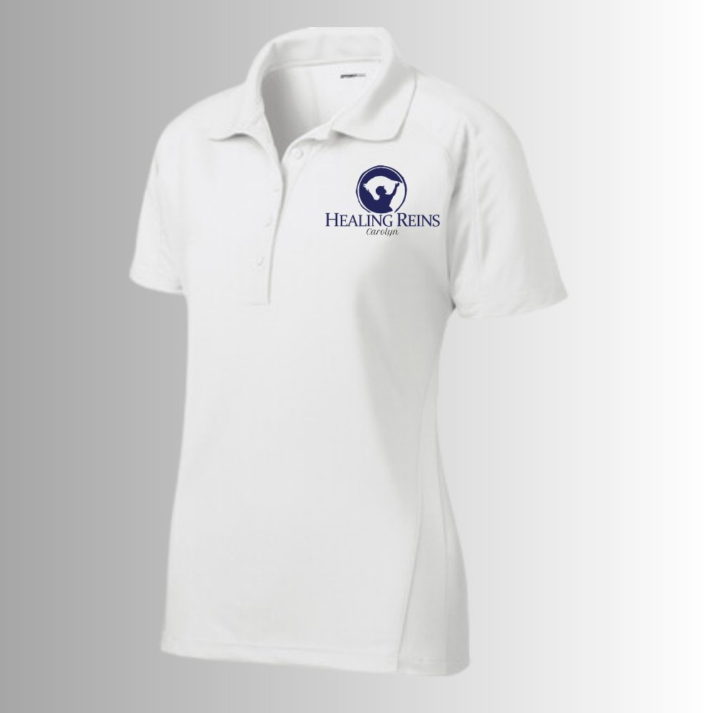 Healing Reins Women's Staff Vented Polo - Equiclient Apparel