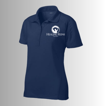 Healing Reins Women's Staff Vented Polo - Equiclient Apparel