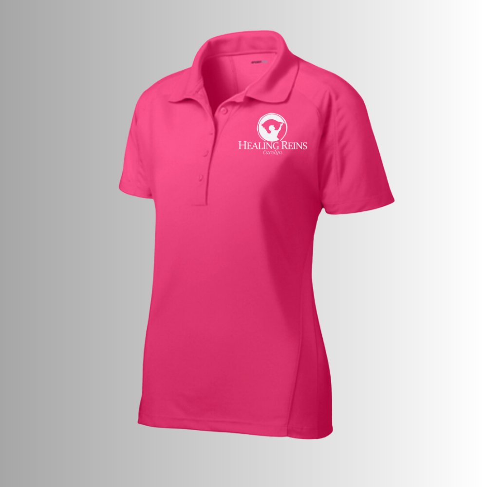 Healing Reins Women's Staff Vented Polo - Equiclient Apparel