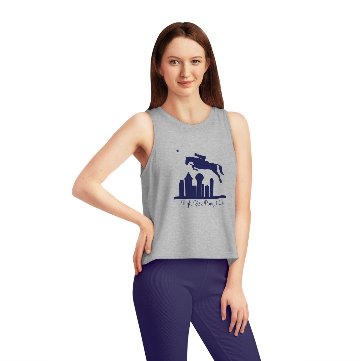 HRPC Women's Dancer Cropped Tank Top - Equiclient Apparel