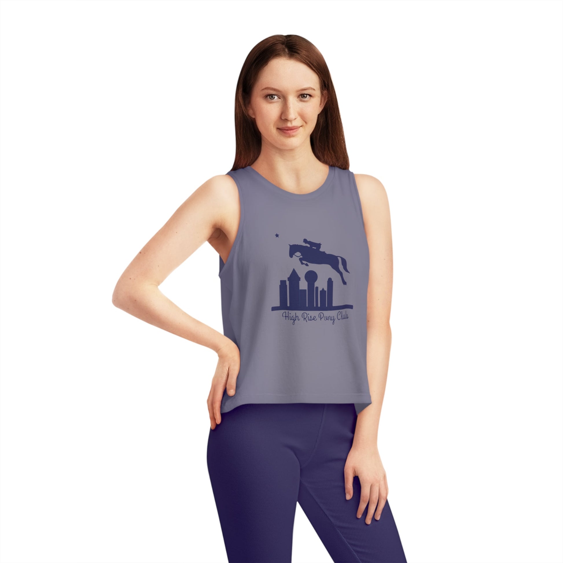 HRPC Women's Dancer Cropped Tank Top - Equiclient Apparel