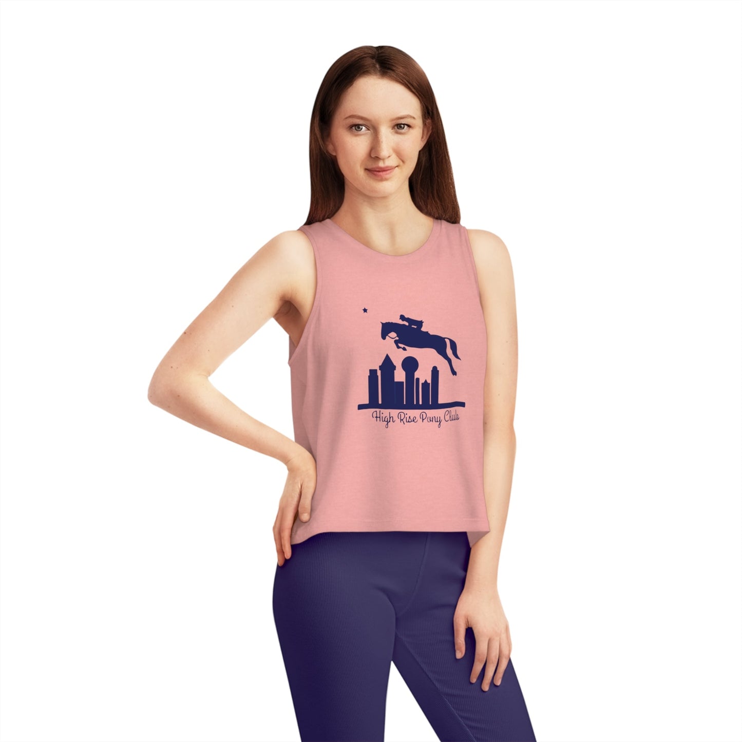 HRPC Women's Dancer Cropped Tank Top - Equiclient Apparel