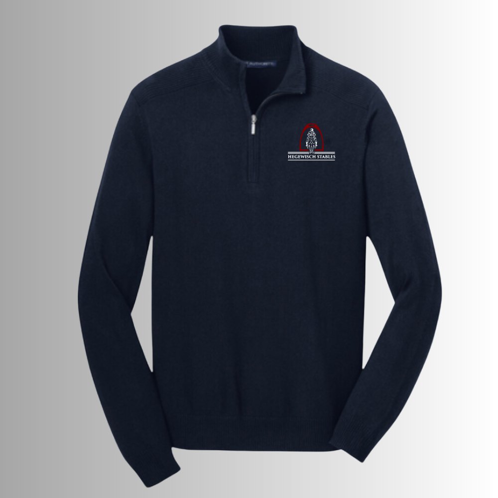 HWS Men's 1/4 Zip Sweater - Equiclient Apparel