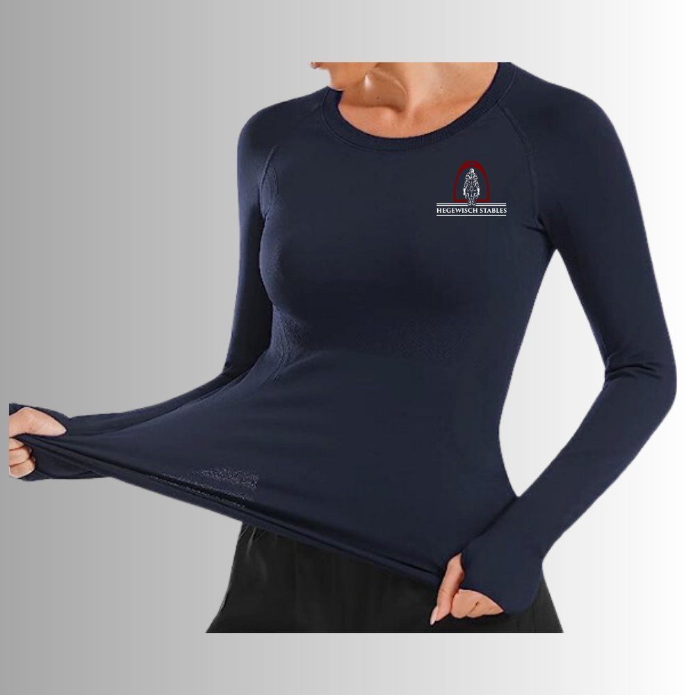 HWS Women's Seamless Athletic Tee (Long-sleeved) - Equiclient Apparel