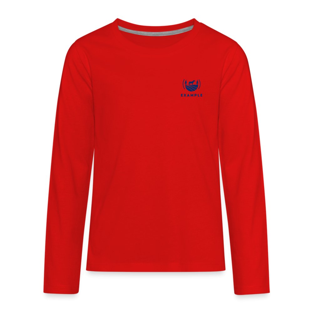 Kids' Premium Long Sleeve T-Shirt - Equiclient Apparel