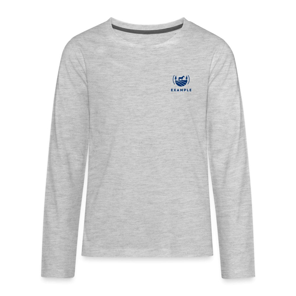 Kids' Premium Long Sleeve T-Shirt - Equiclient Apparel