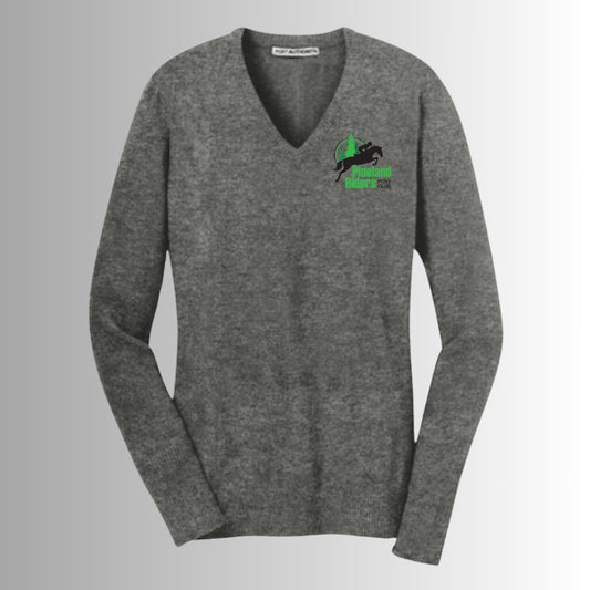 PLR Ladies V-Neck Sweater - Equiclient Apparel