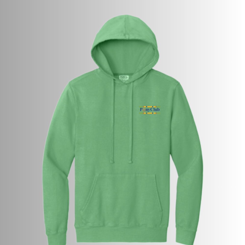 PLR Unisex Port & Company® Beach Wash® Garment-Dyed Pullover Hooded Sweatshirt - Equiclient Apparel