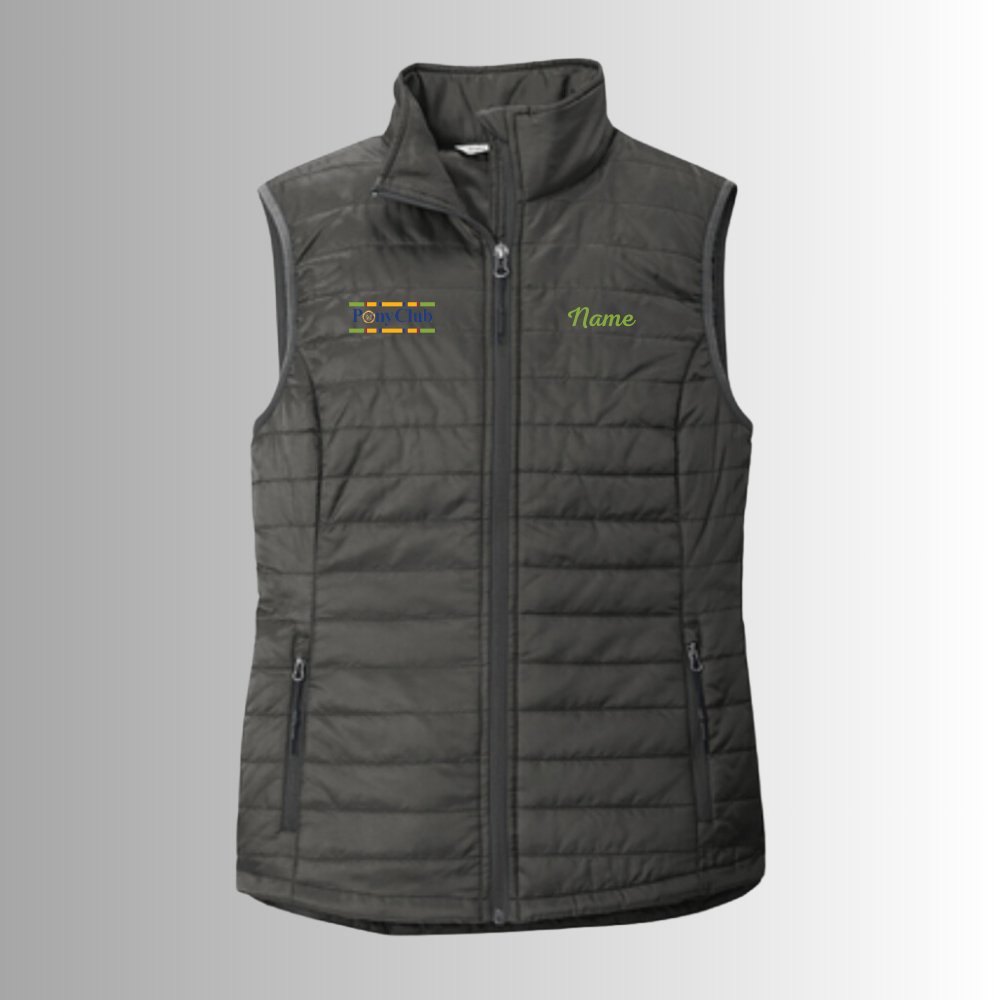 PLR Women's Packable Puffy Vest - Equiclient Apparel