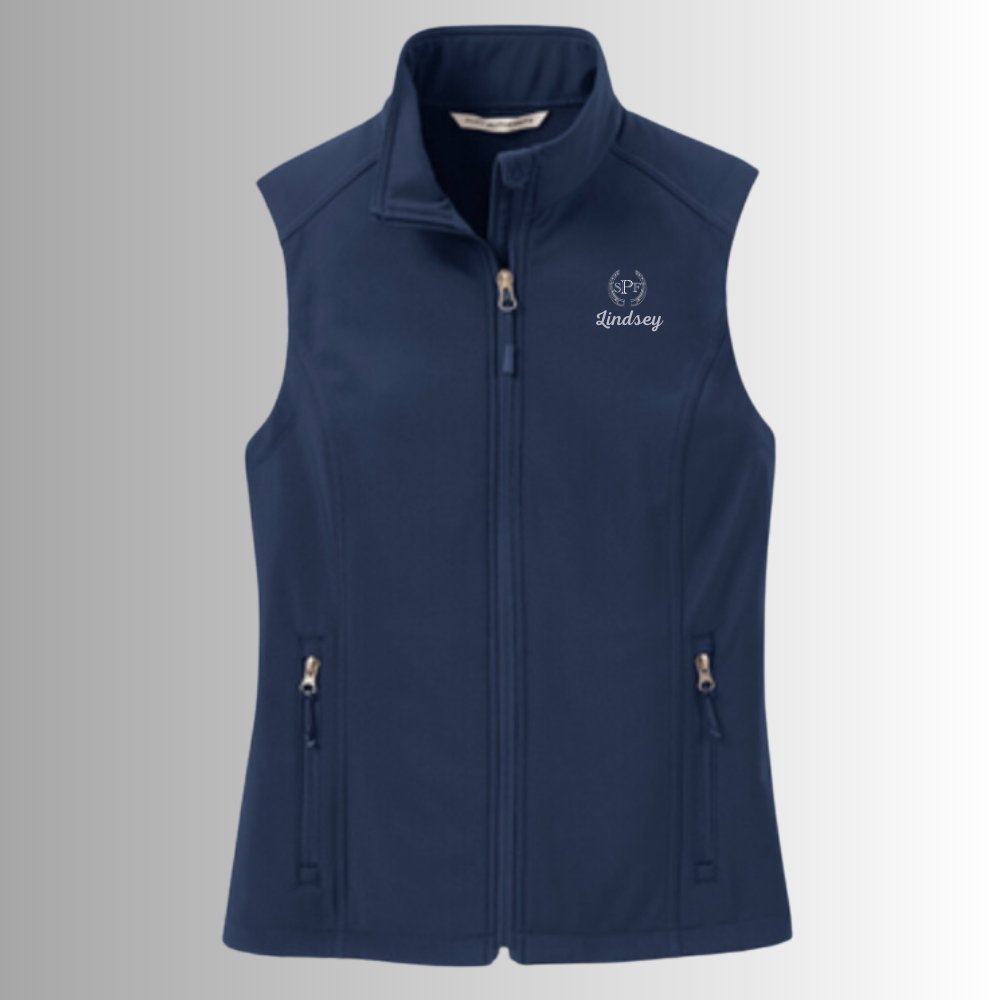 SPF Women's Soft Shell Vest- Embroidered - Equiclient Apparel