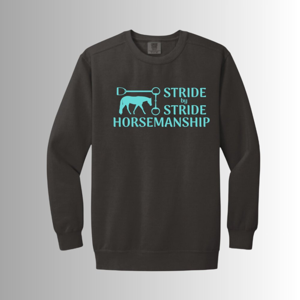 Stride by Stride Comfort Colors ® Ring Spun Crewneck Sweatshirt - Equiclient Apparel