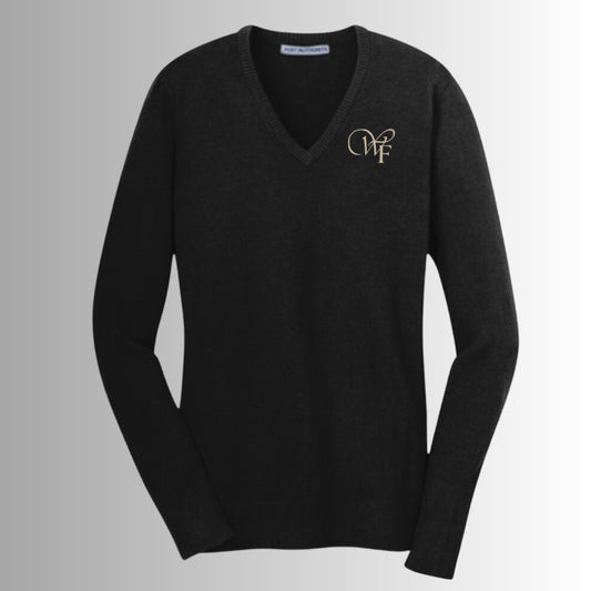 Westminster Women's V-Neck Sweater - Equiclient Apparel